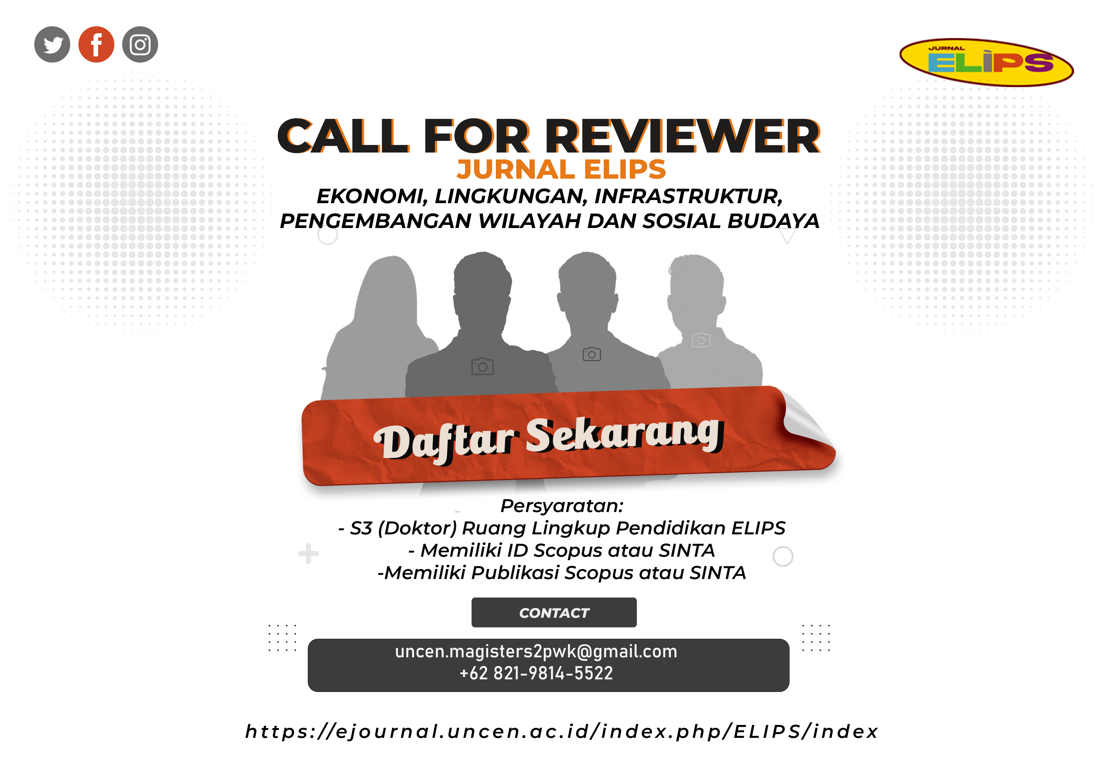 call for reviwers